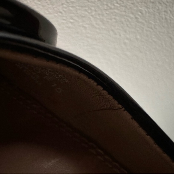 TORY BURCH T-Ring‎ Flat Black Patent Calf Flats size 7C - Picture 10 of 13